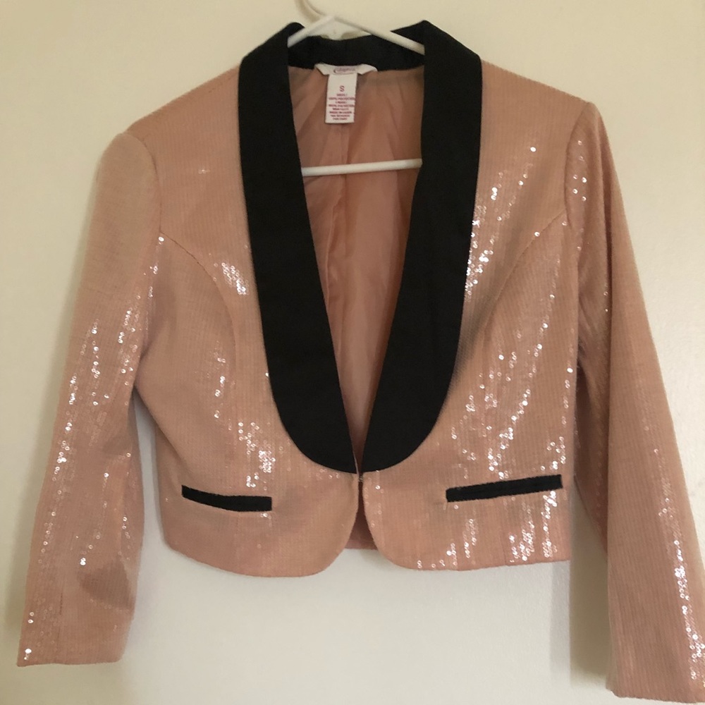 Candies sequin blazer